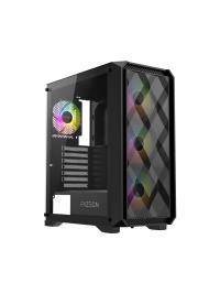 FAZEON F4 650W 80+ BRONZE 4x120MM RGB FANLI mATX MESH KASA - 1